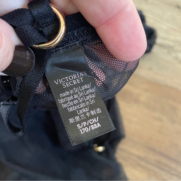 Victorias Secret black lace lingerie nightie Small - Picture 4 of 5